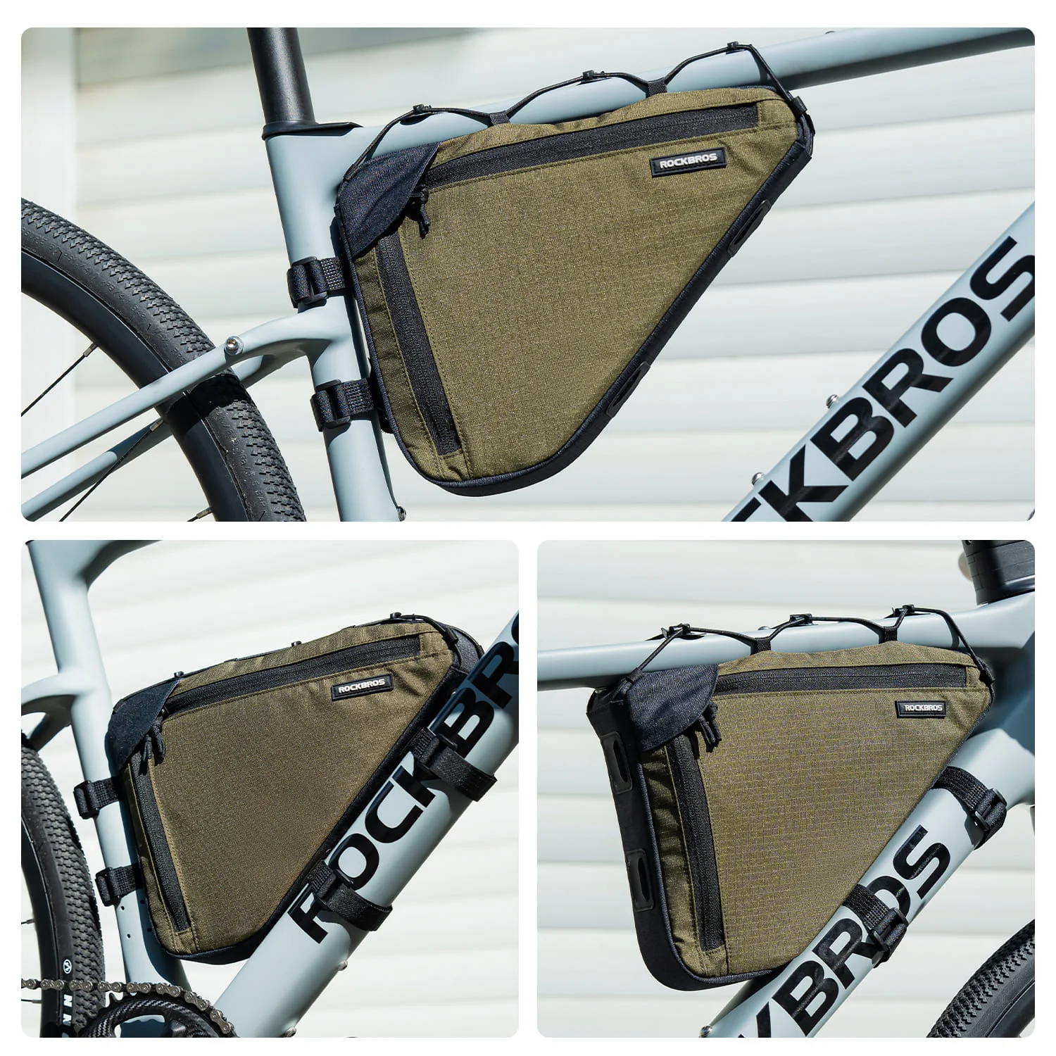 Large Capacity Bike Triangle Bag-1.5L - Image 10