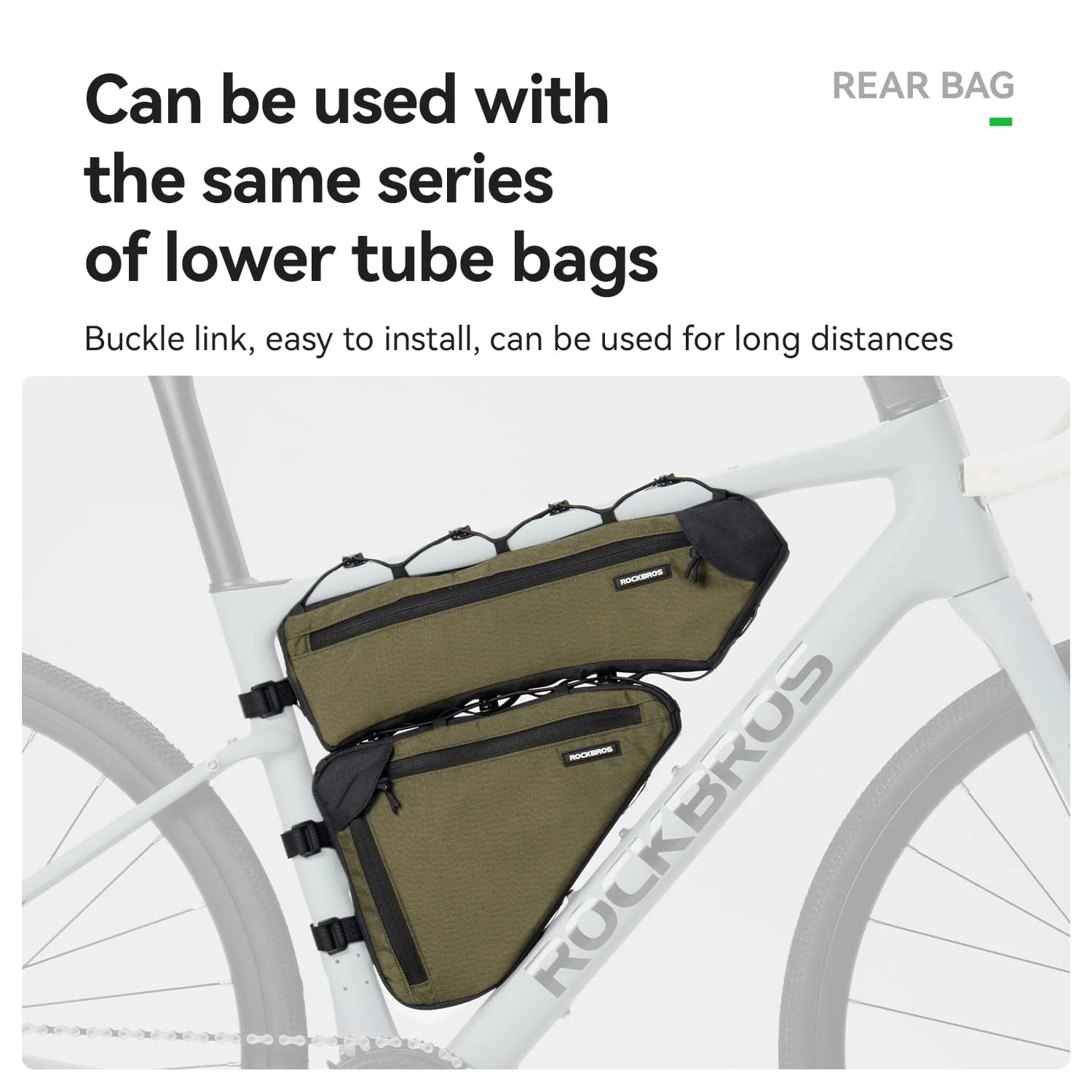 Large Capacity Bike Triangle Bag-1.5L - Image 8