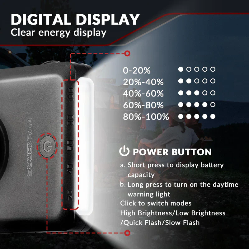 3-in-1 Bike Headlight with Power Bank - Image 3