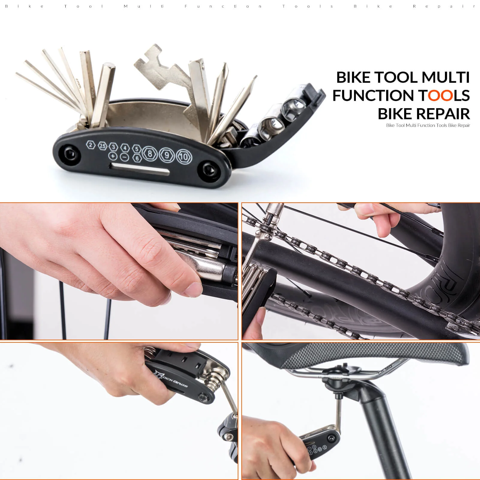 16 In 1 Multi-Function Bike Tool Kit - Image 5