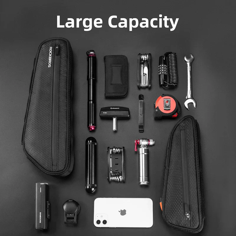 2-in-1 Bike Top Tube & Frame Bag - Image 7