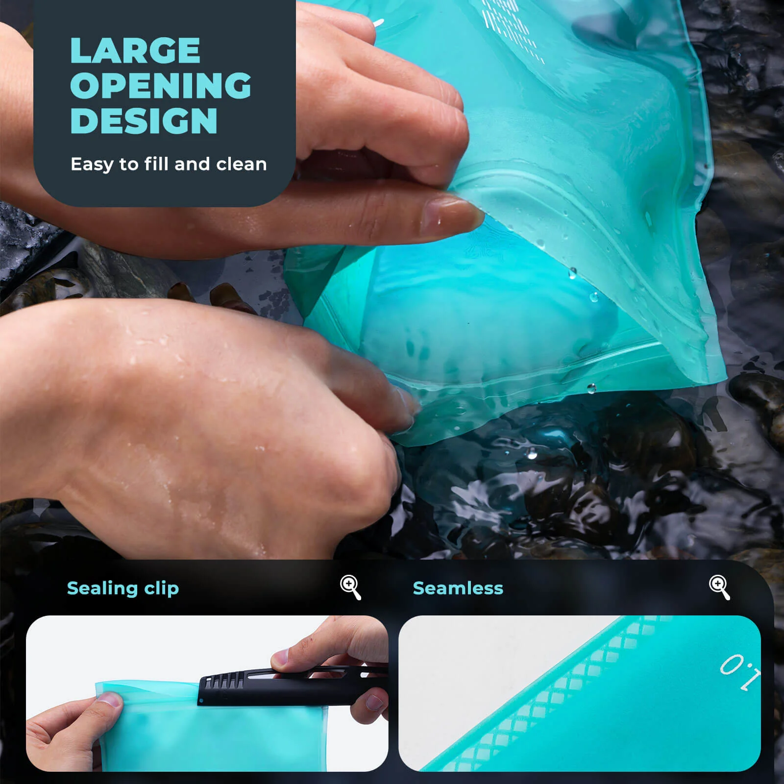 2L Hydration Bladder for Hiking, Running & Cycling - Image 5
