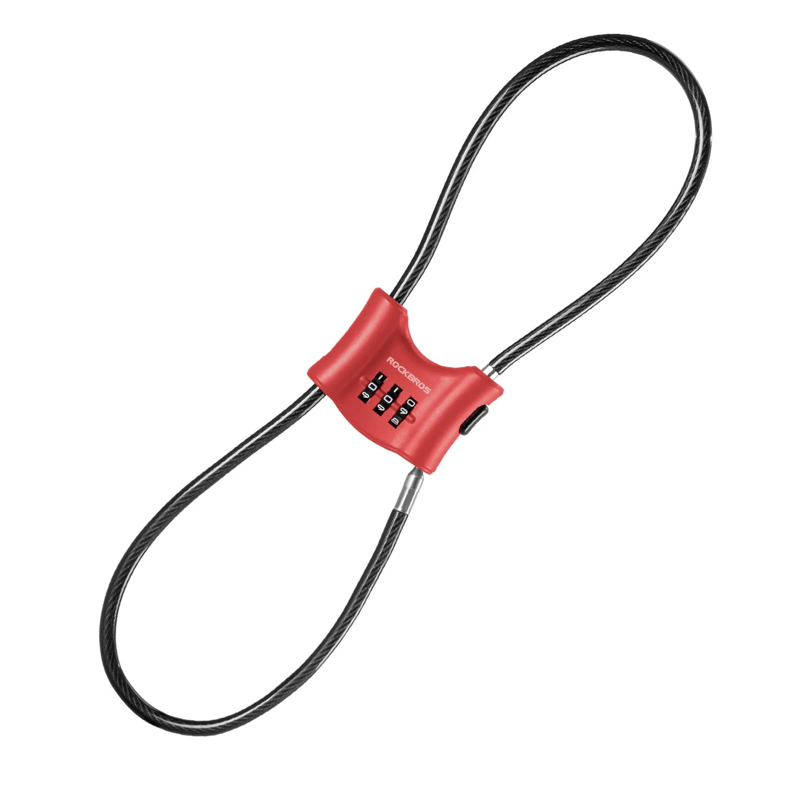 5.49 mm Steel Cable Bike Lock with Double Loop - Image 2