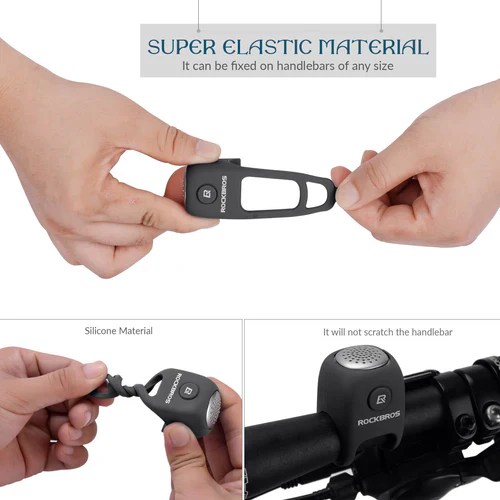 Electric Handlebar Bike Horn - 90dB - Image 6