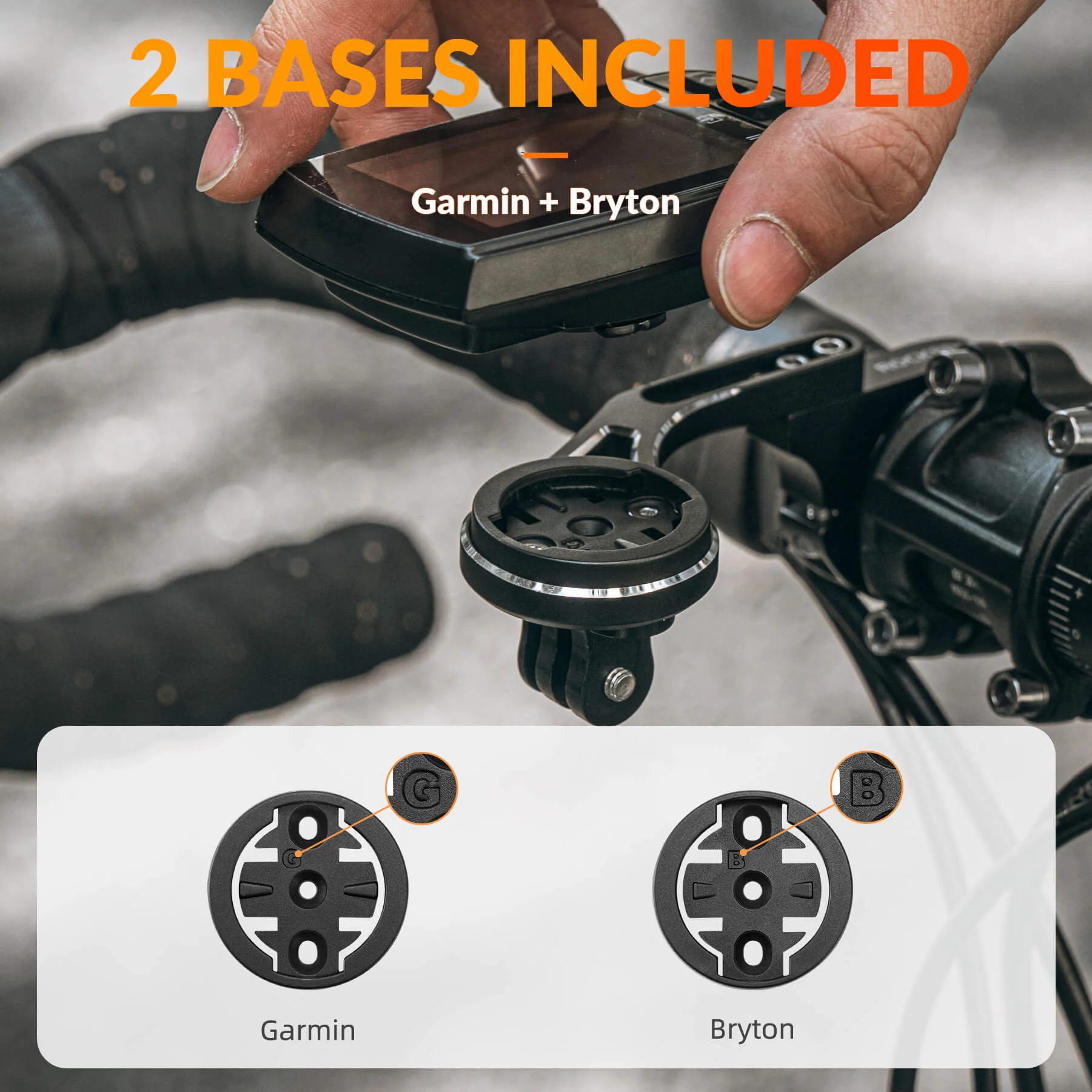 Adjustable Bike Computer Mount with Extendable Design - Image 3