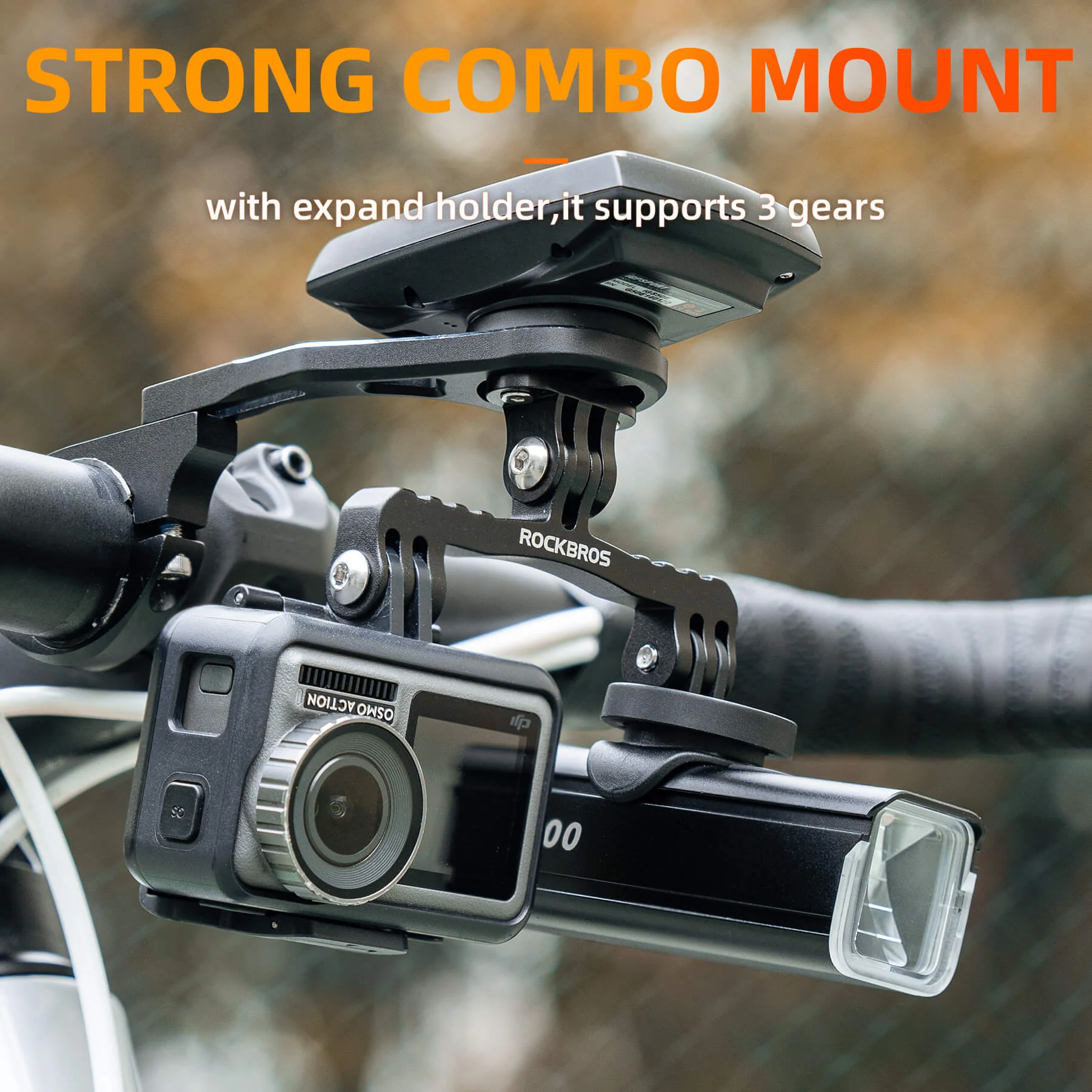 Adjustable Bike Computer Mount with Extendable Design - Image 5