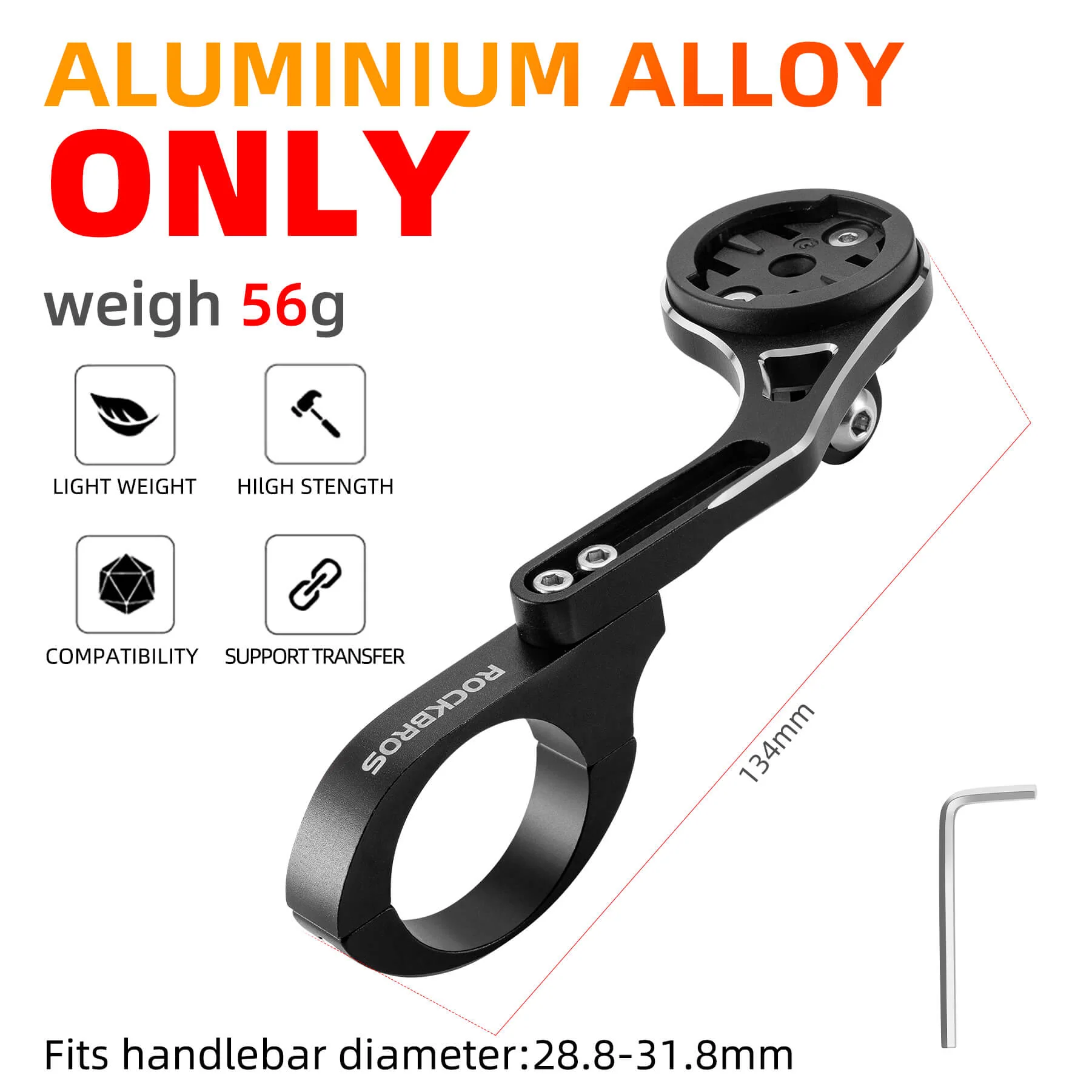 Adjustable Bike Computer Mount with Extendable Design - Image 6