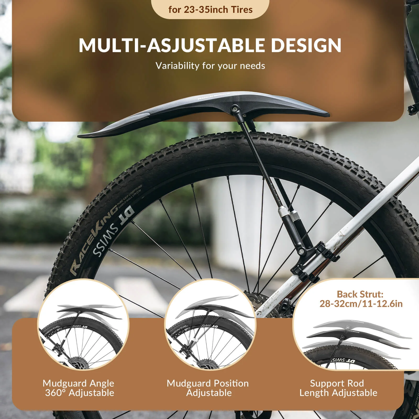 Adjustable Bike Fenders for Mountain Bikes - Image 13