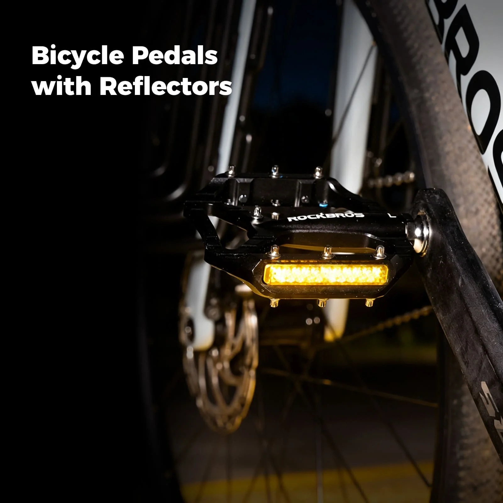 Aluminum Alloy Lightweight Reflective Bike Pedals - Image 16