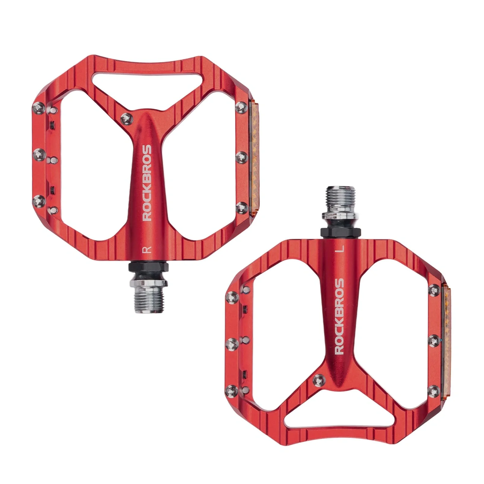Aluminum Alloy Lightweight Reflective Bike Pedals - Image 9