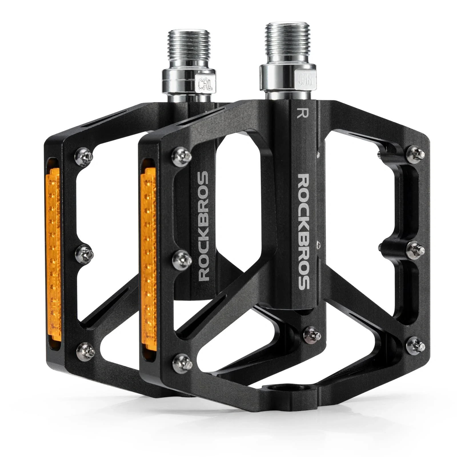 Aluminum Alloy Reflective Bike Pedals