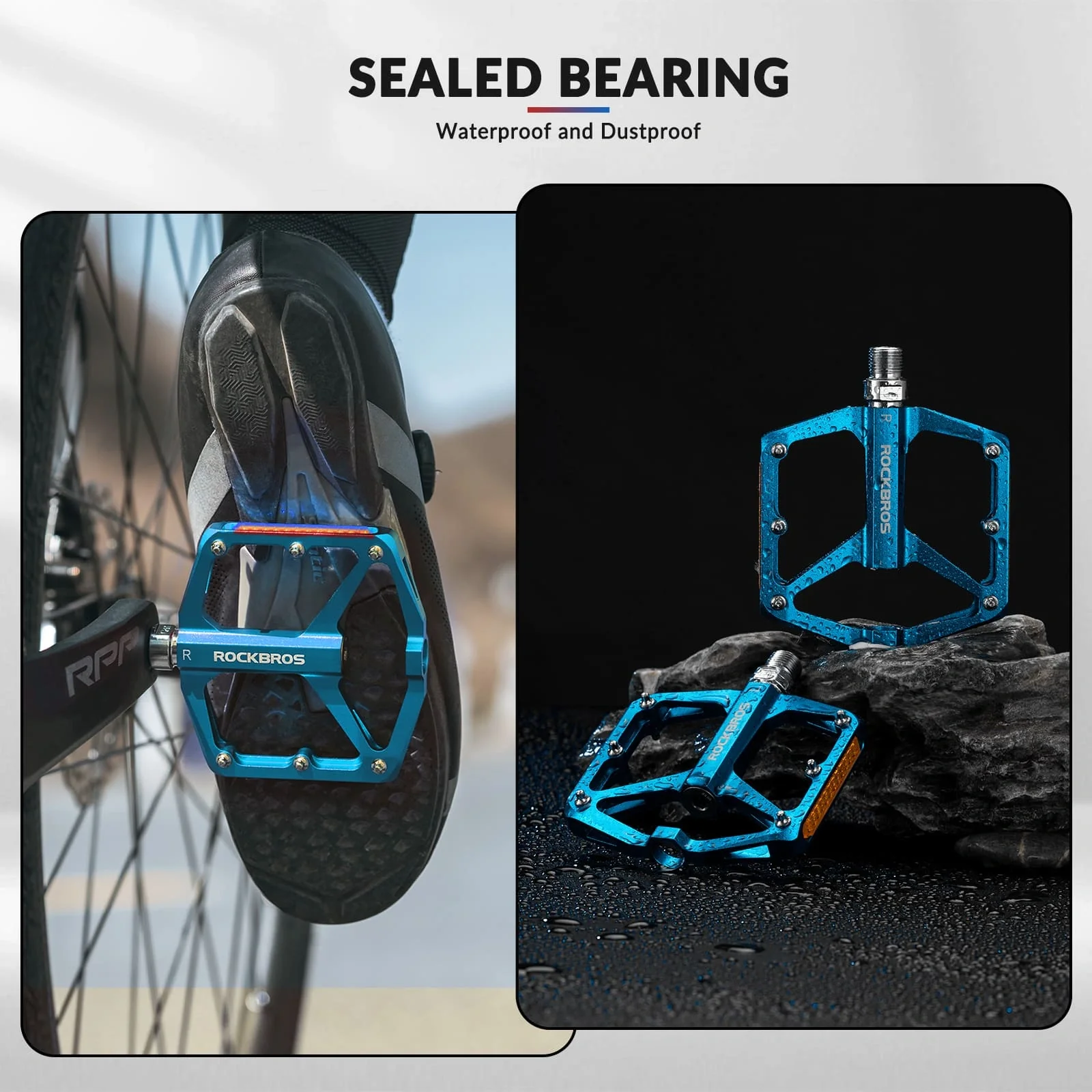 Aluminum Alloy Reflective Bike Pedals - Image 20