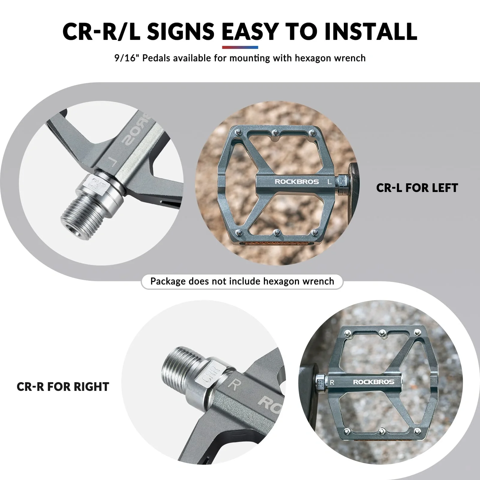 Aluminum Alloy Reflective Bike Pedals - Image 24