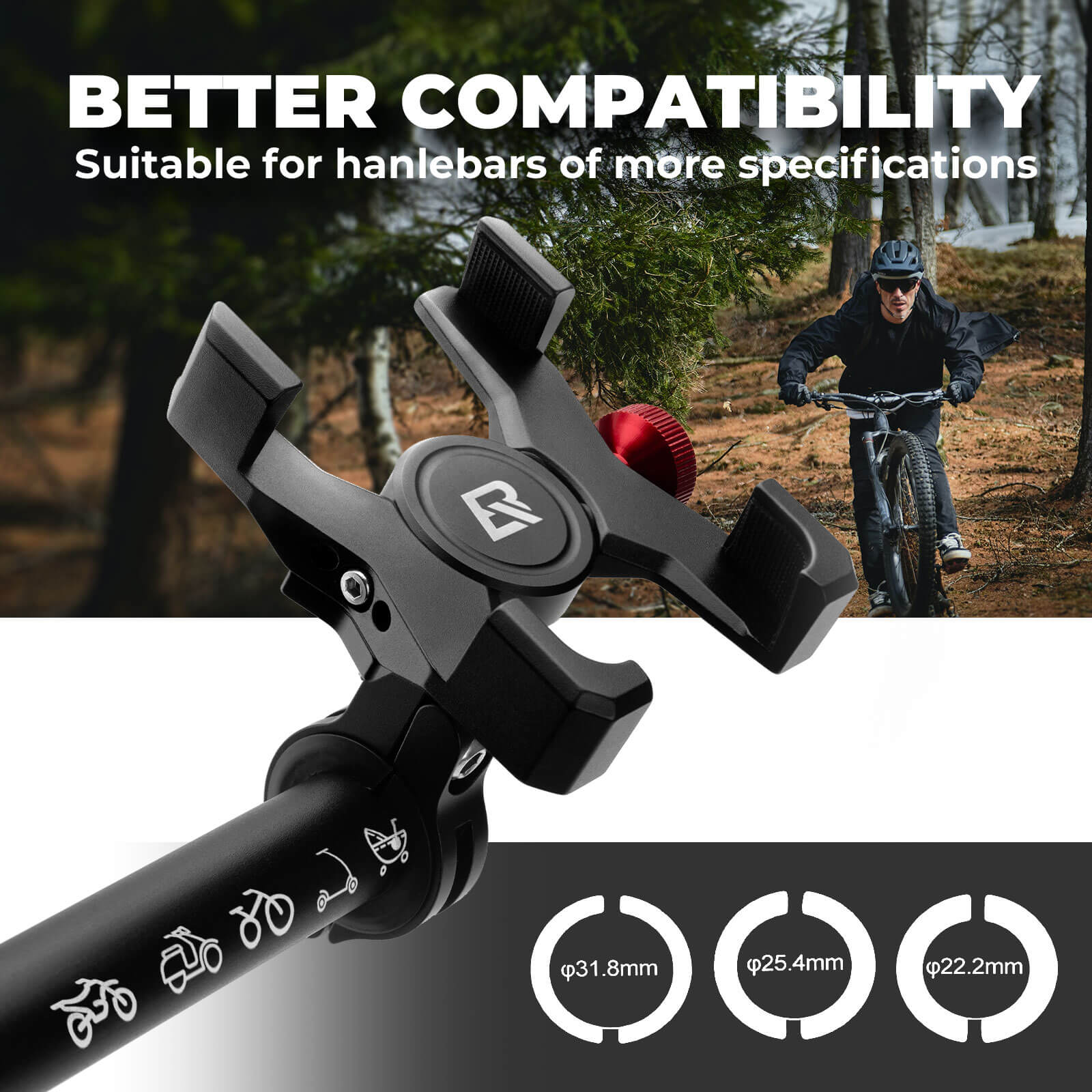 Aluminum Bike Phone Holder - Image 7
