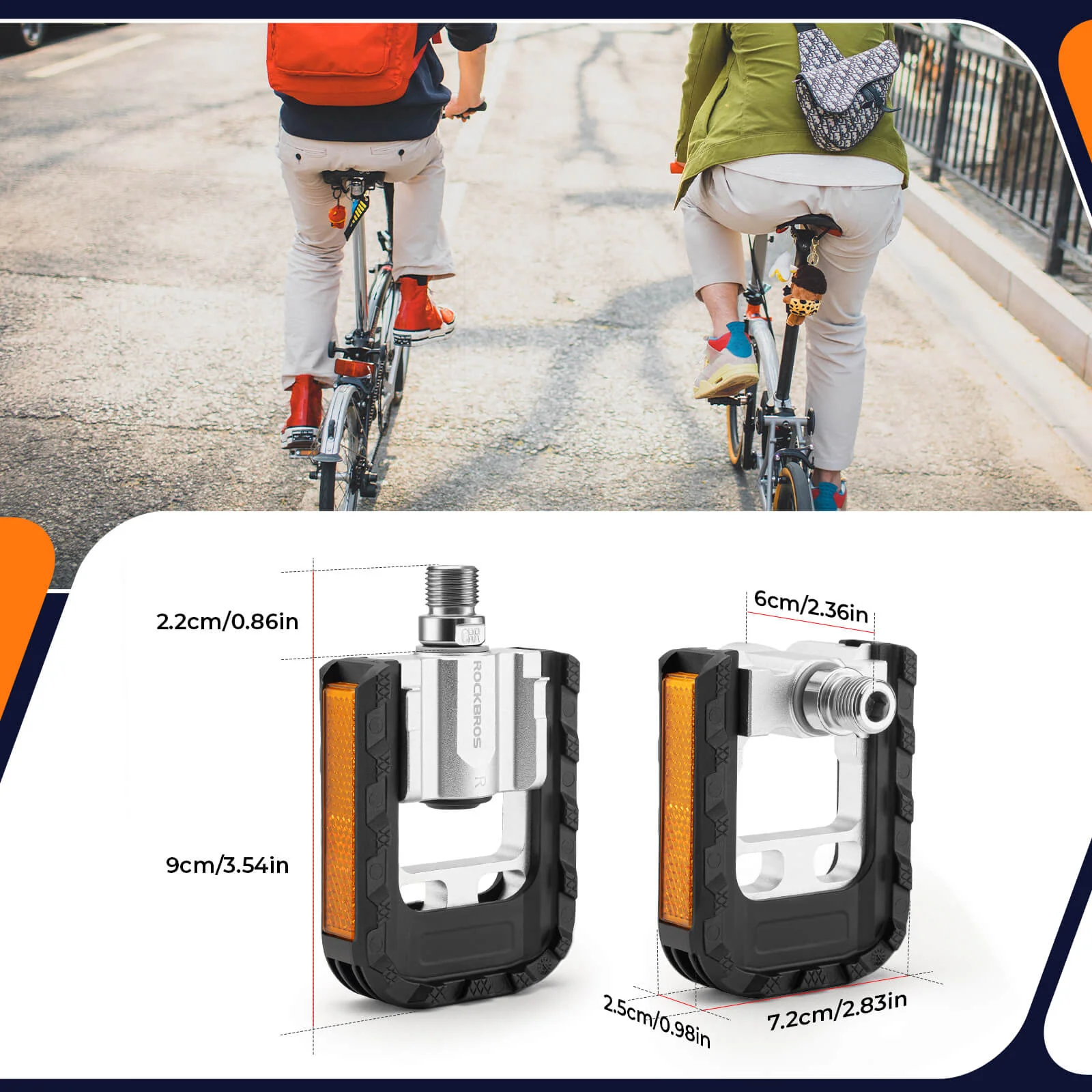 Aluminum Folding Bike Pedals - Image 6