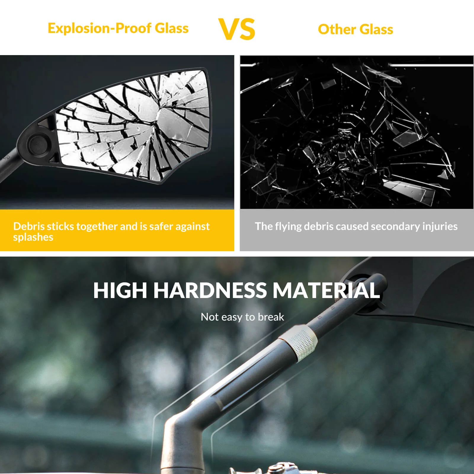 Anti-Glare Bike Mirror - Image 7