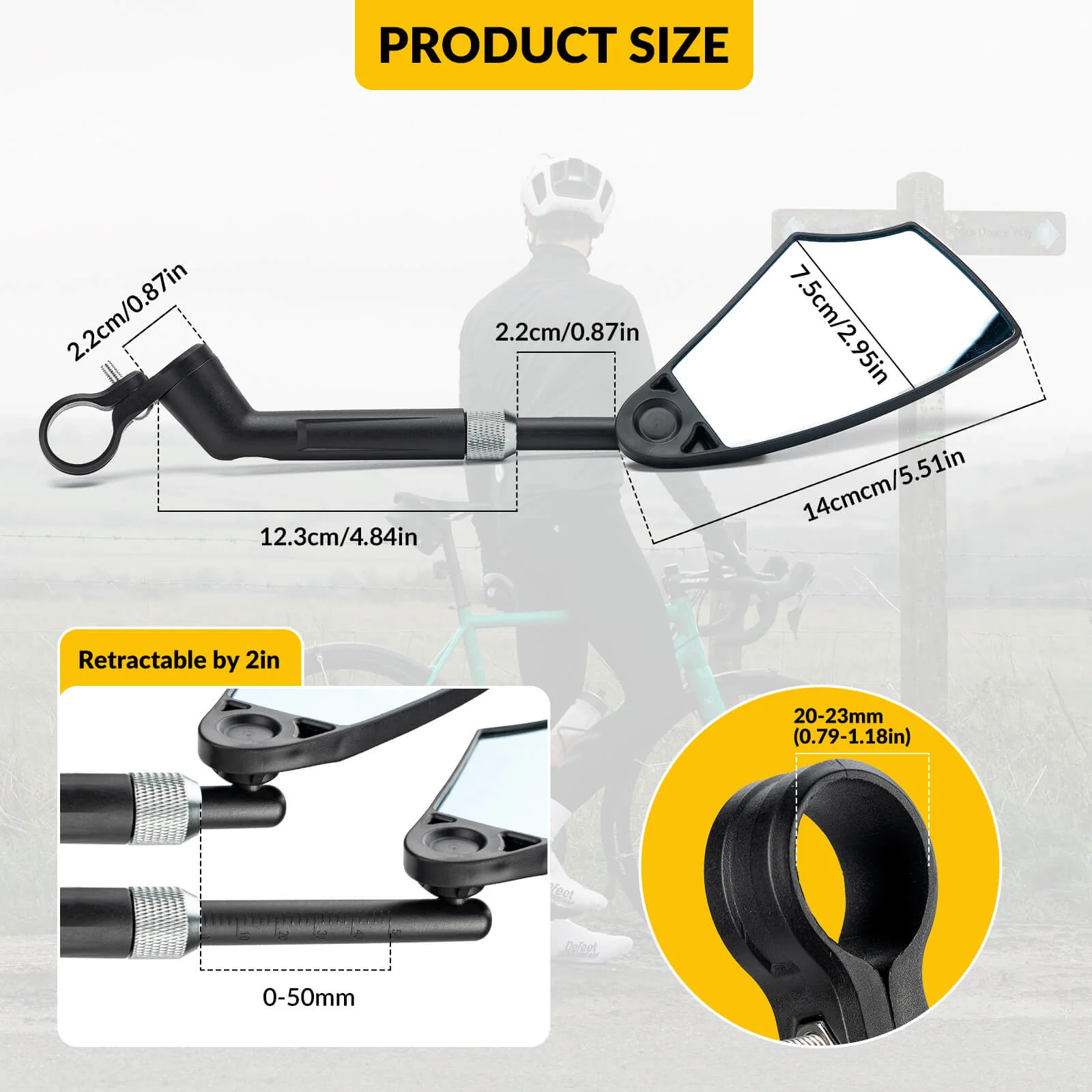 Anti-Glare Bike Mirror - Image 8
