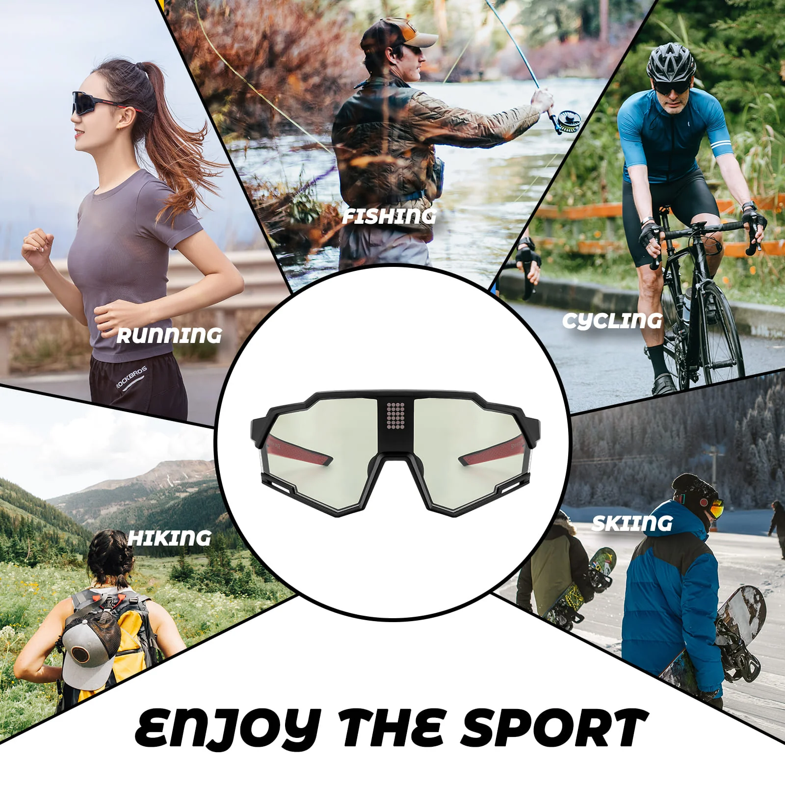 Anti-Glare Smart LCD Adaptive Cycling Glasses - Image 13