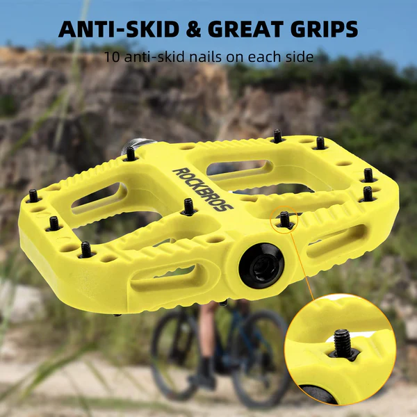 Anti-Slip Wide Nylon Comfort Bike Pedals - Image 25