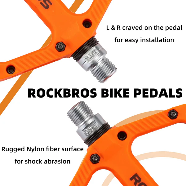 Anti-Slip Wide Nylon Comfort Bike Pedals - Image 33