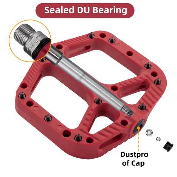 Anti-Slip Wide Nylon Comfort Bike Pedals - Image 9