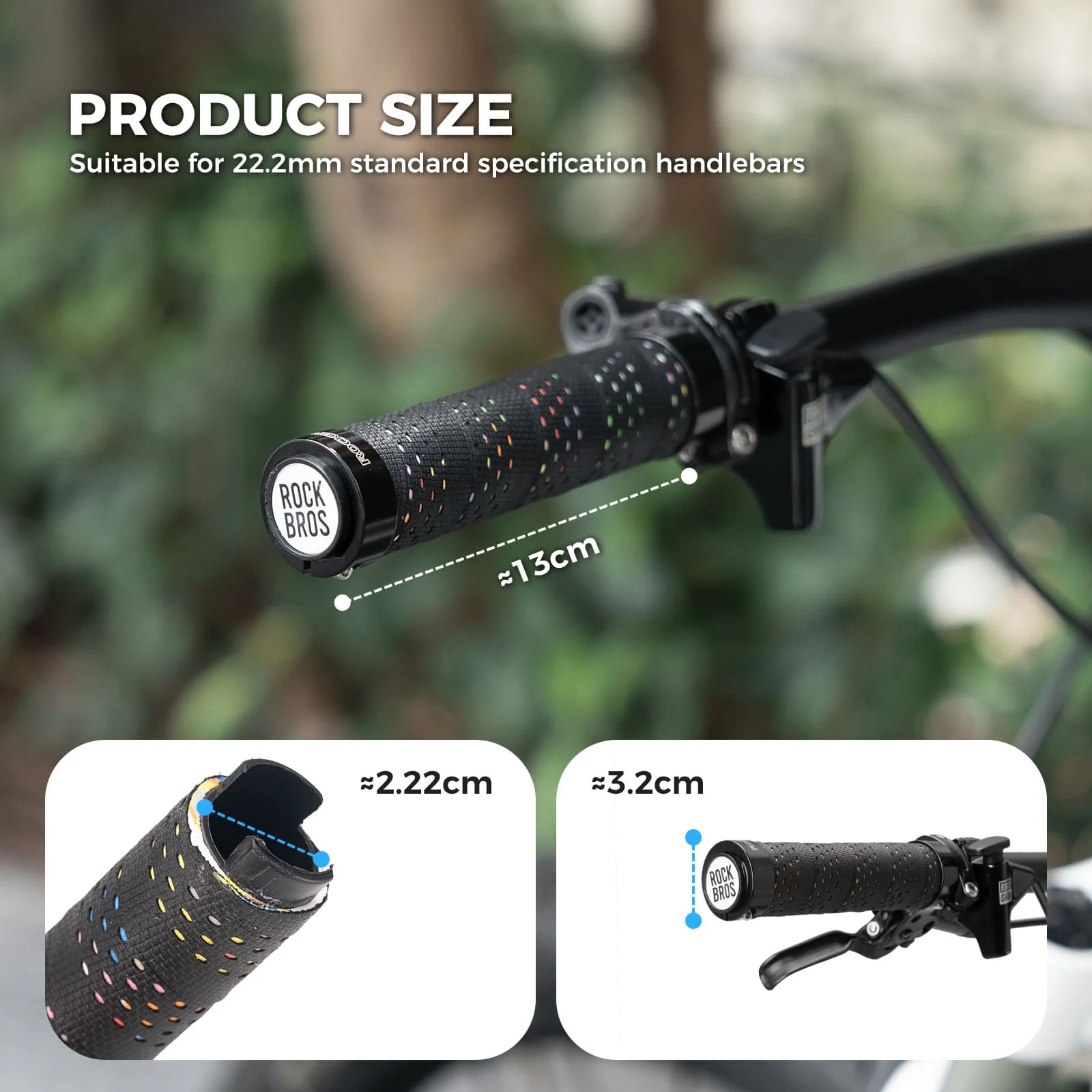 Anti-Slip Wrap Bike Handlebar Tape - 22.2mm - Image 10