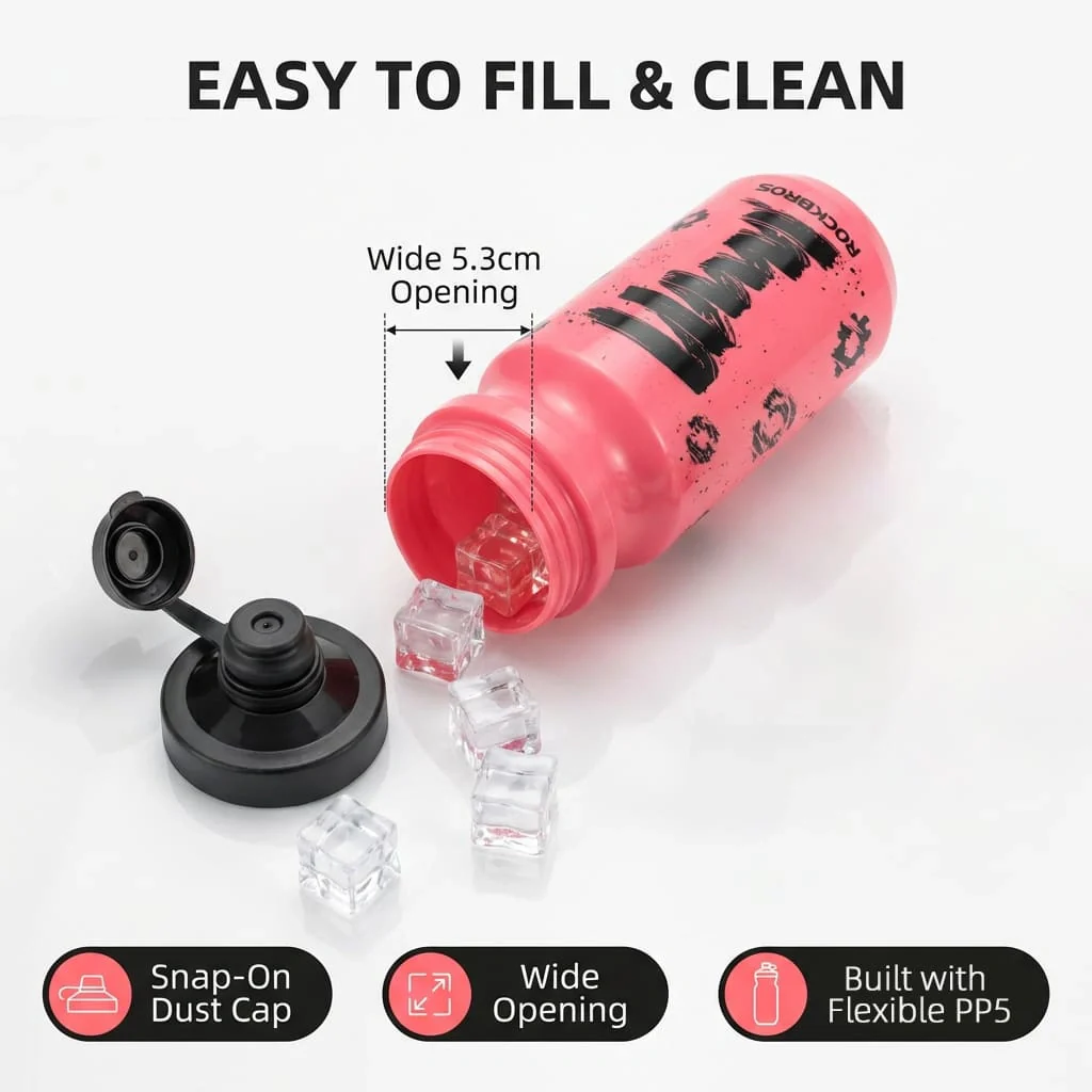 Antibacterial Cycling Water Bottle - 600ml - Image 7