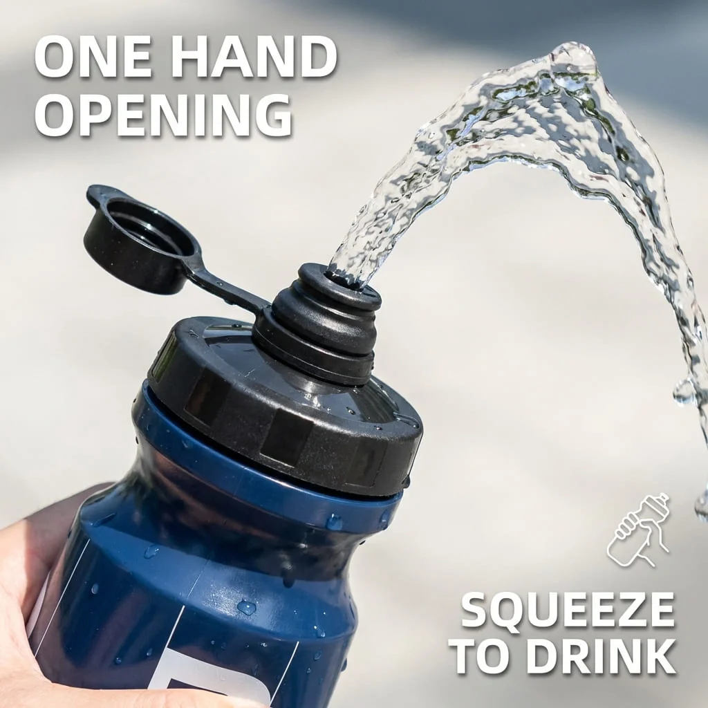 Antibacterial Cycling Water Bottle - 600ml - Image 9