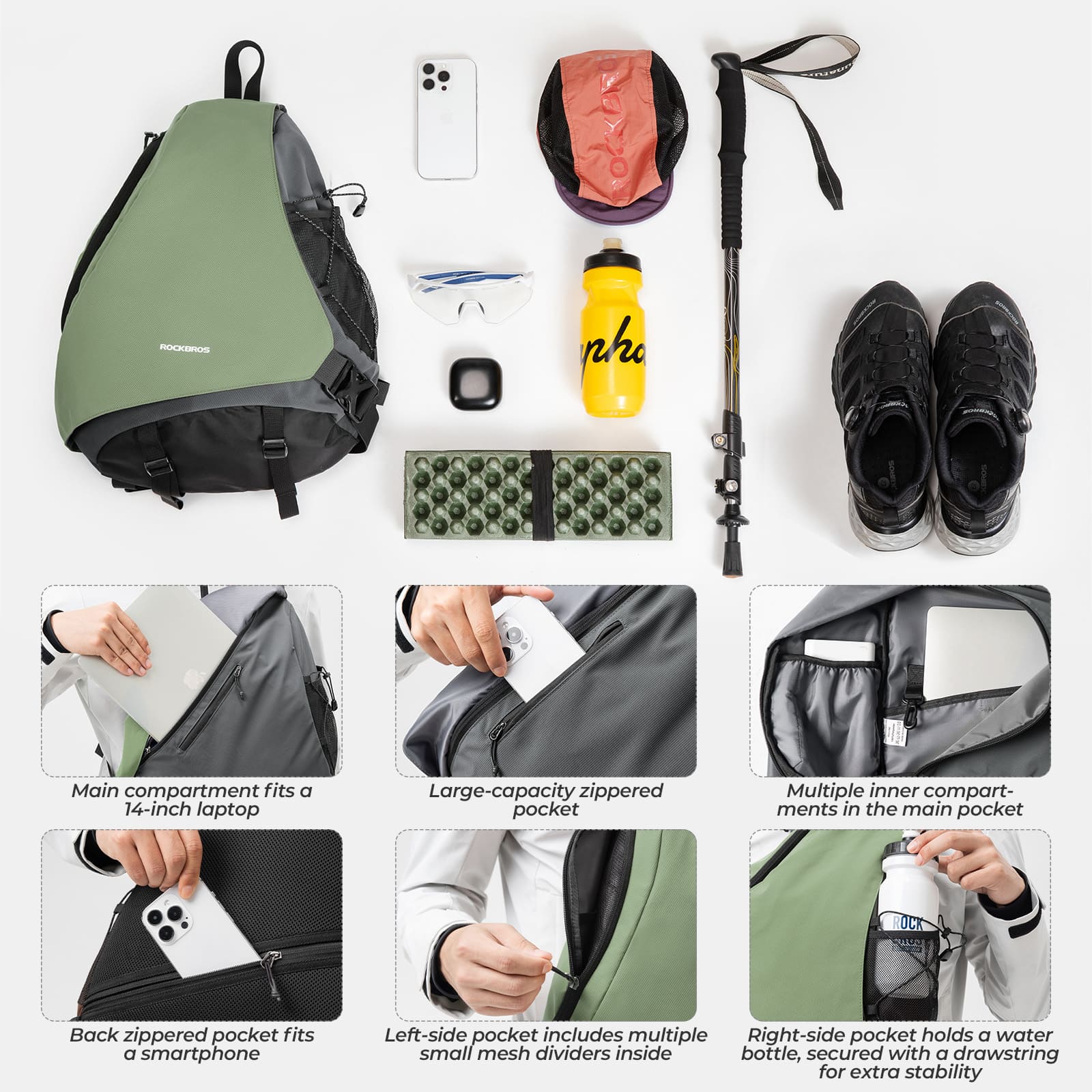 Archery Outdoor Crossbody Bag - 11.5L - Image 7