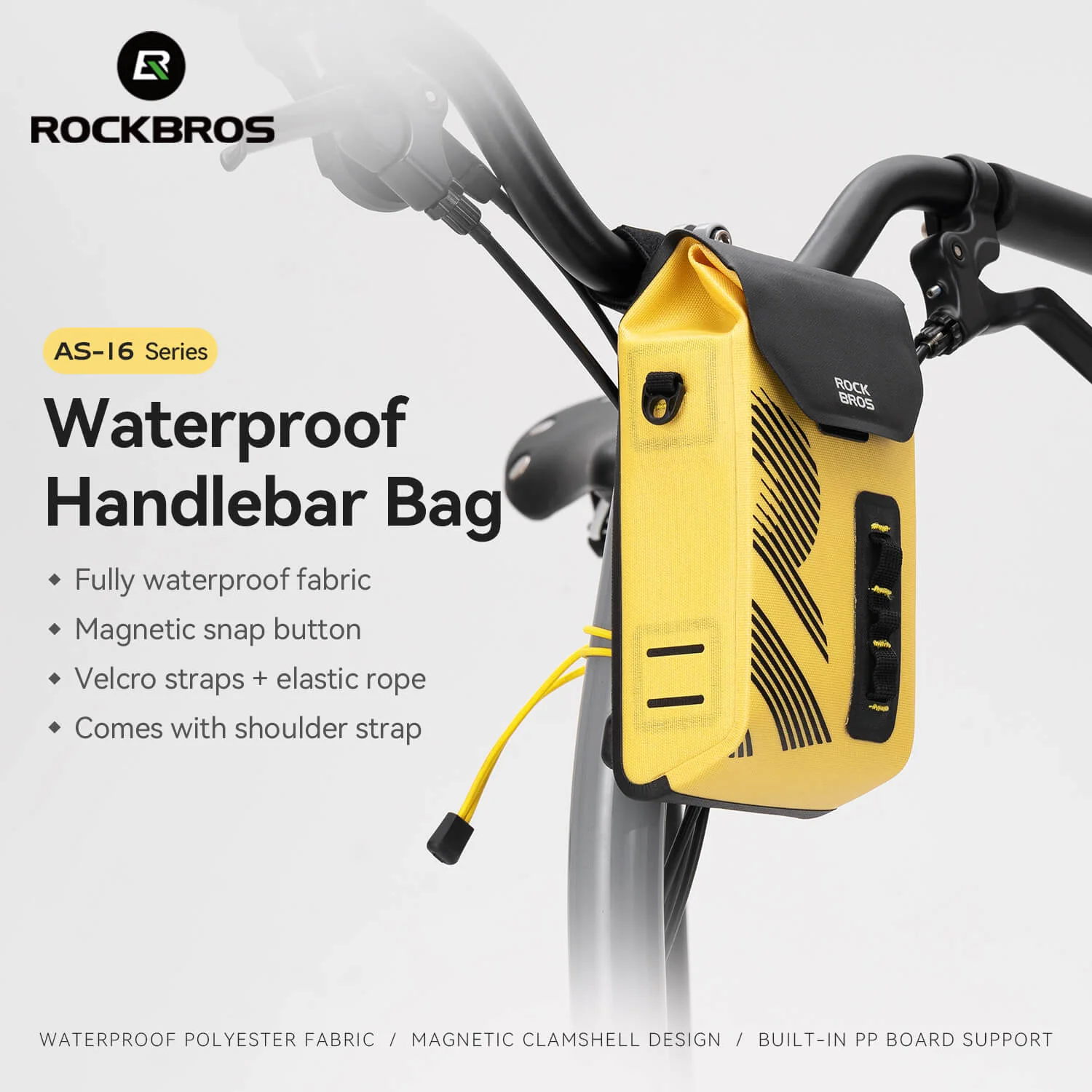 AS-160 100% Waterproof Bike Handlebar Ba - 1.3L - Image 2
