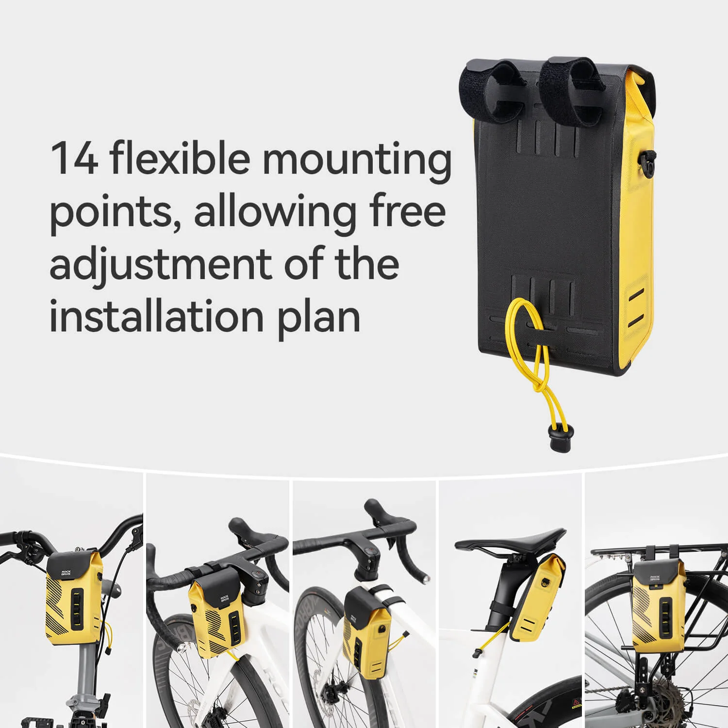 AS-160 100% Waterproof Bike Handlebar Ba - 1.3L - Image 5