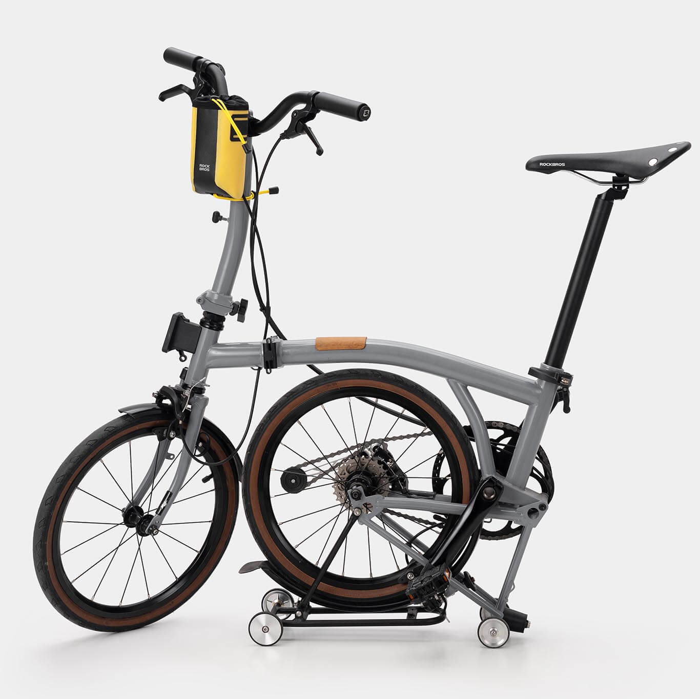 AS-162 100% Waterproof Bike Handlebar Bottle Bag - Image 9