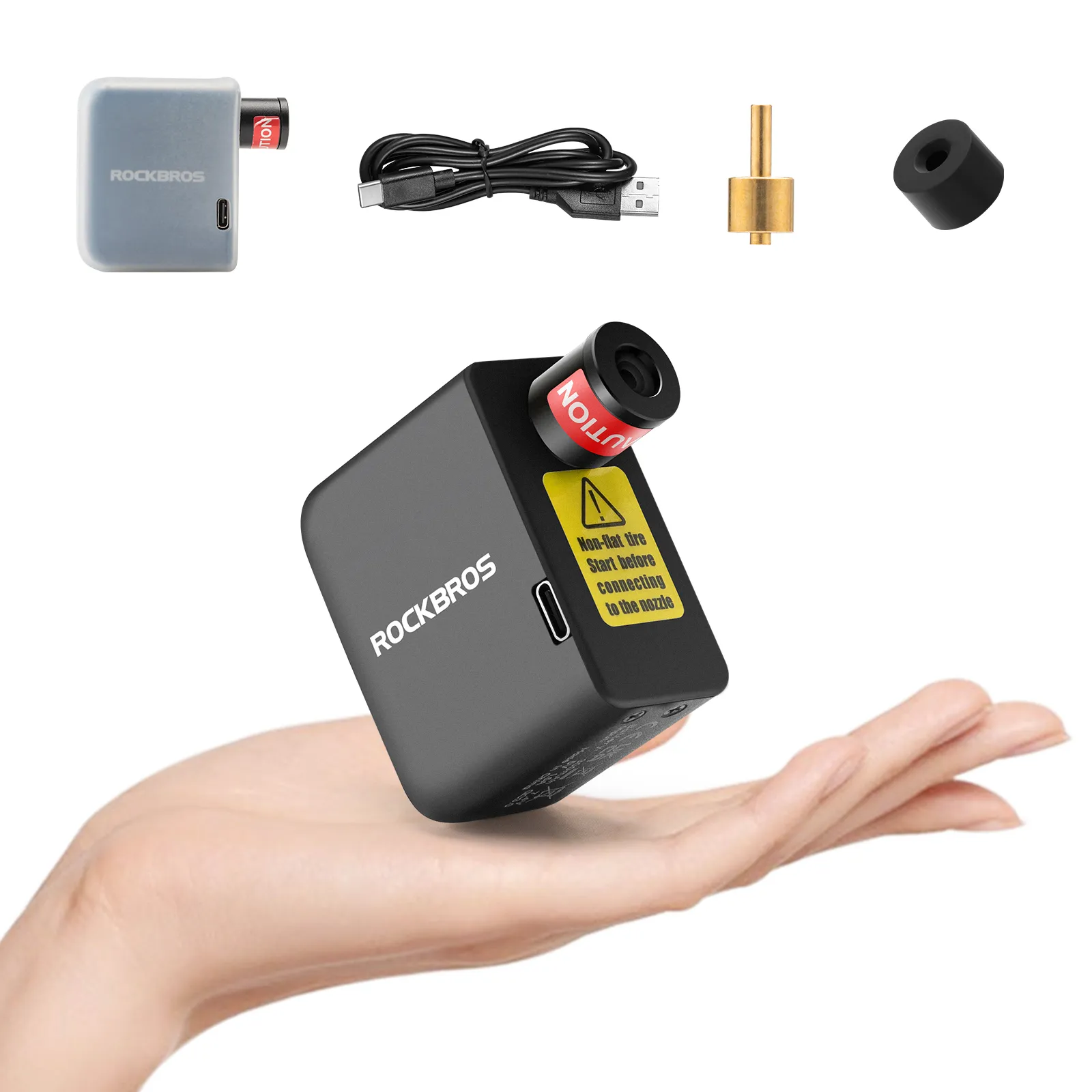 AS1 Mini Electric Bike Tire Pump 100PSI