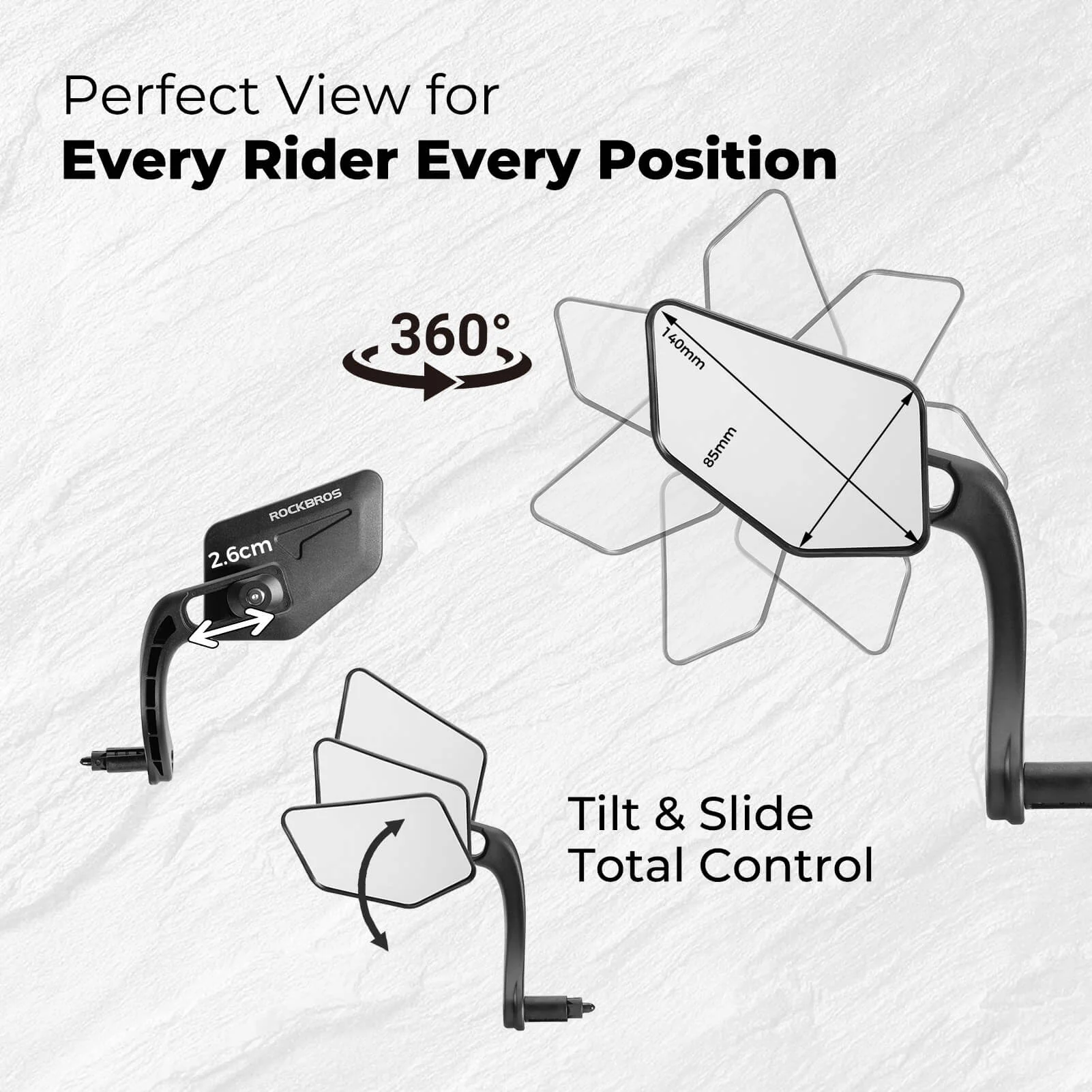 Bike Bar End Mirror - Image 3