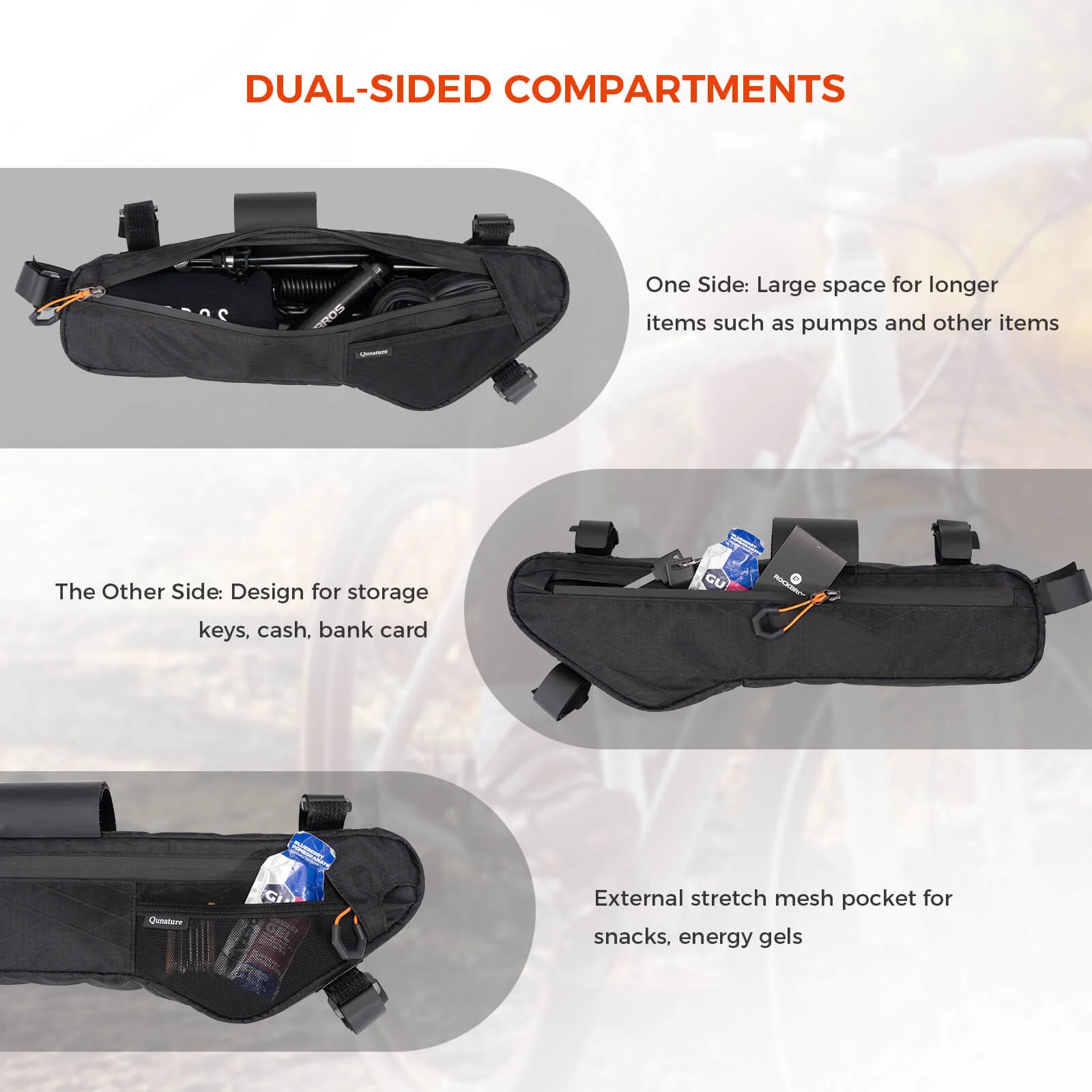 Bike Down Tube Bag 3.5L/4.2L/5L - Image 7