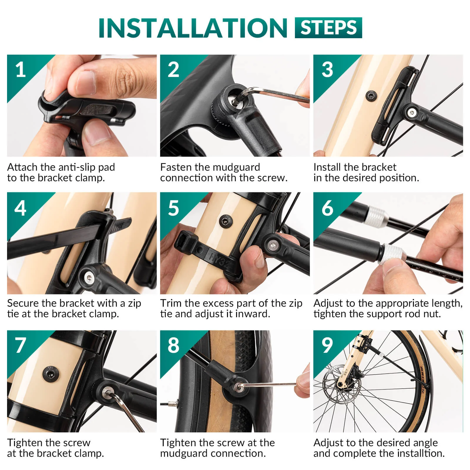 Bike Fenders for 700C Road Bikes – Quick-Release Mud Guards - Image 12