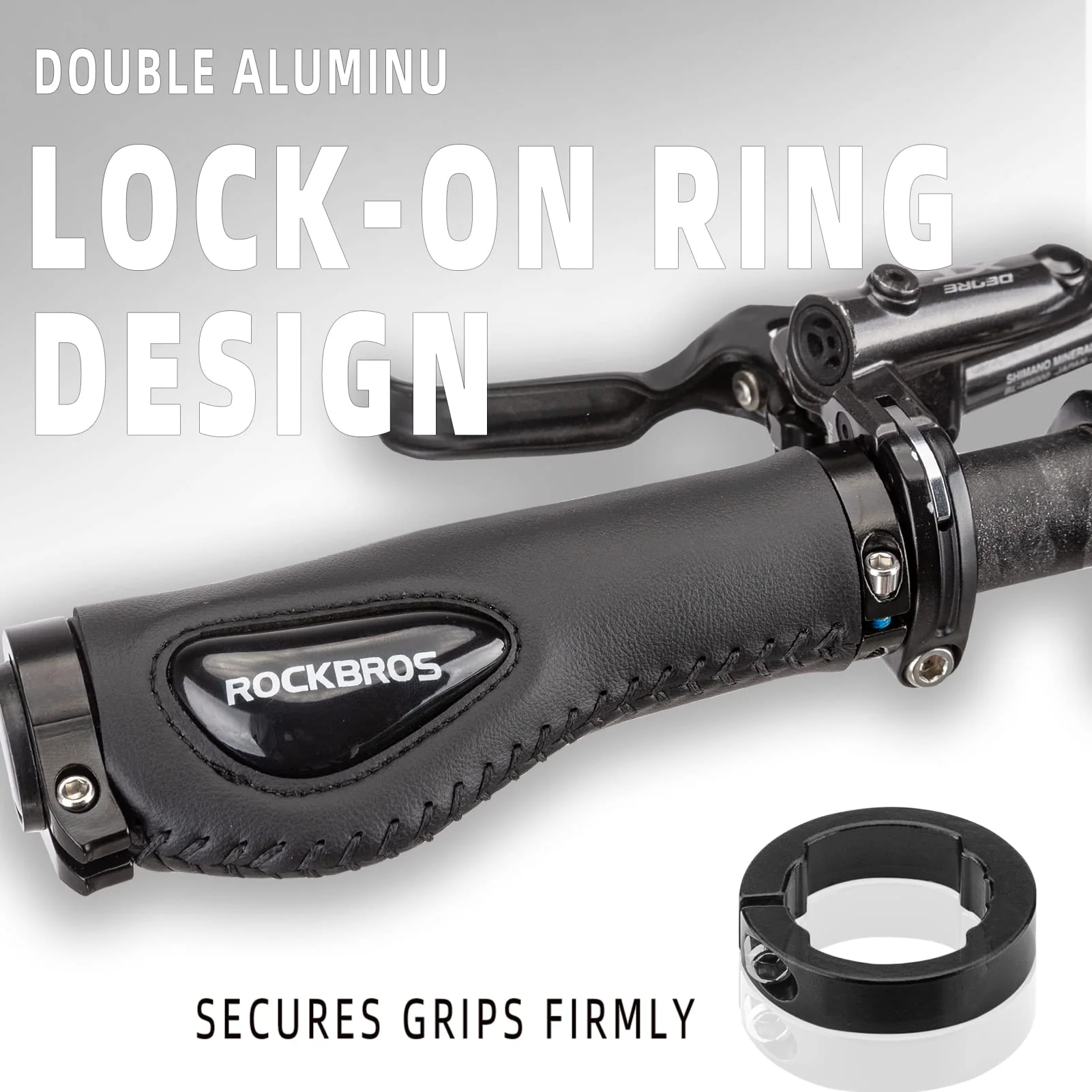 Bike Handle Grips Ergonomics Design Soft Gel Dual Lock - Image 15