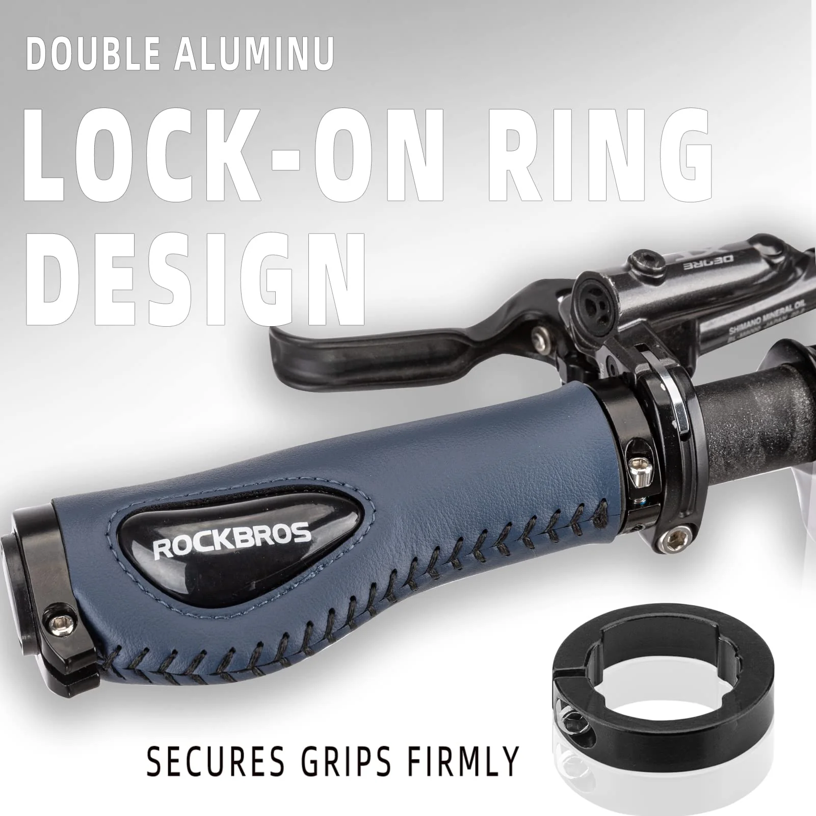 Bike Handle Grips Ergonomics Design Soft Gel Dual Lock - Image 16