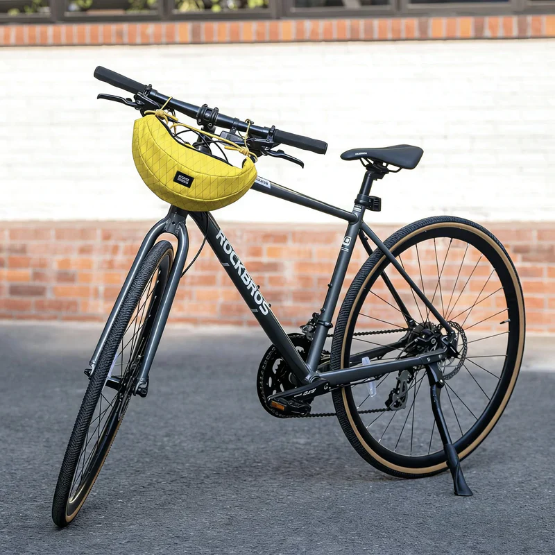 Folding Bike Handlebar Bag Urban Commute Crossbody - 1.8L - Image 9