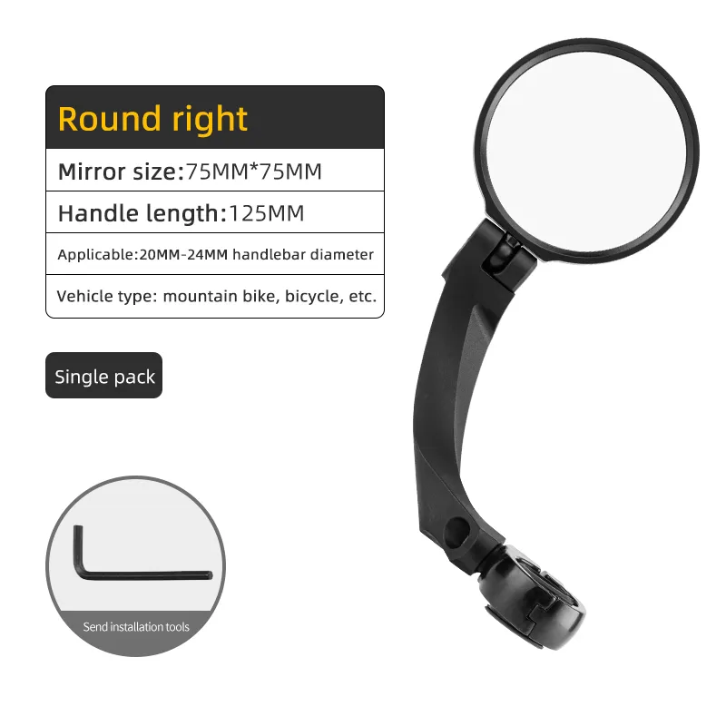 Bike Handlebar Rear View Mirror - Image 6