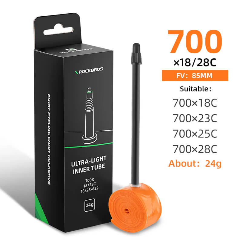 Bike Inner Tube 700x18/32C Super Light 24/35g TPU - Image 2