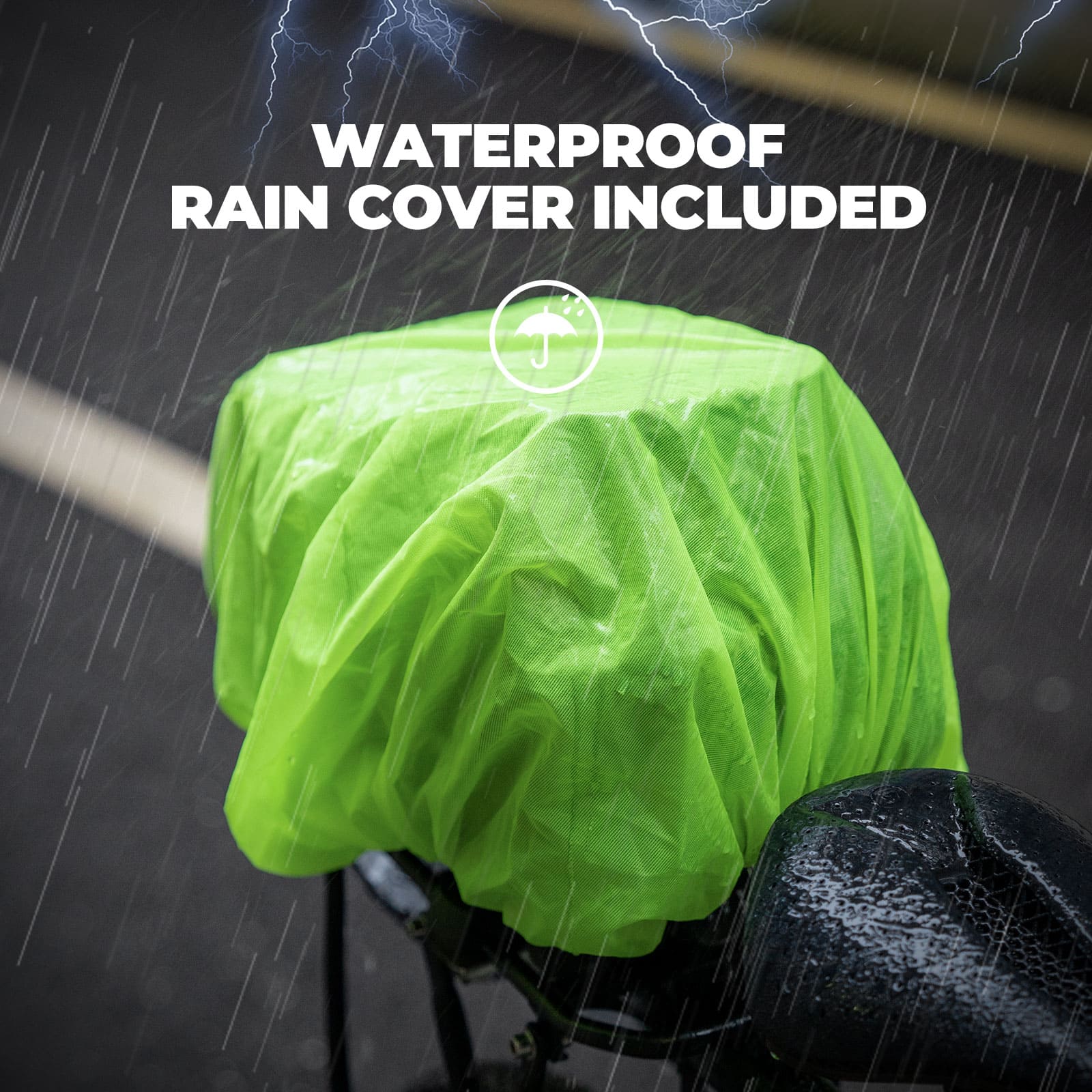 Bike Rear Rack Bag with Password Lock - 7.5L - Image 4