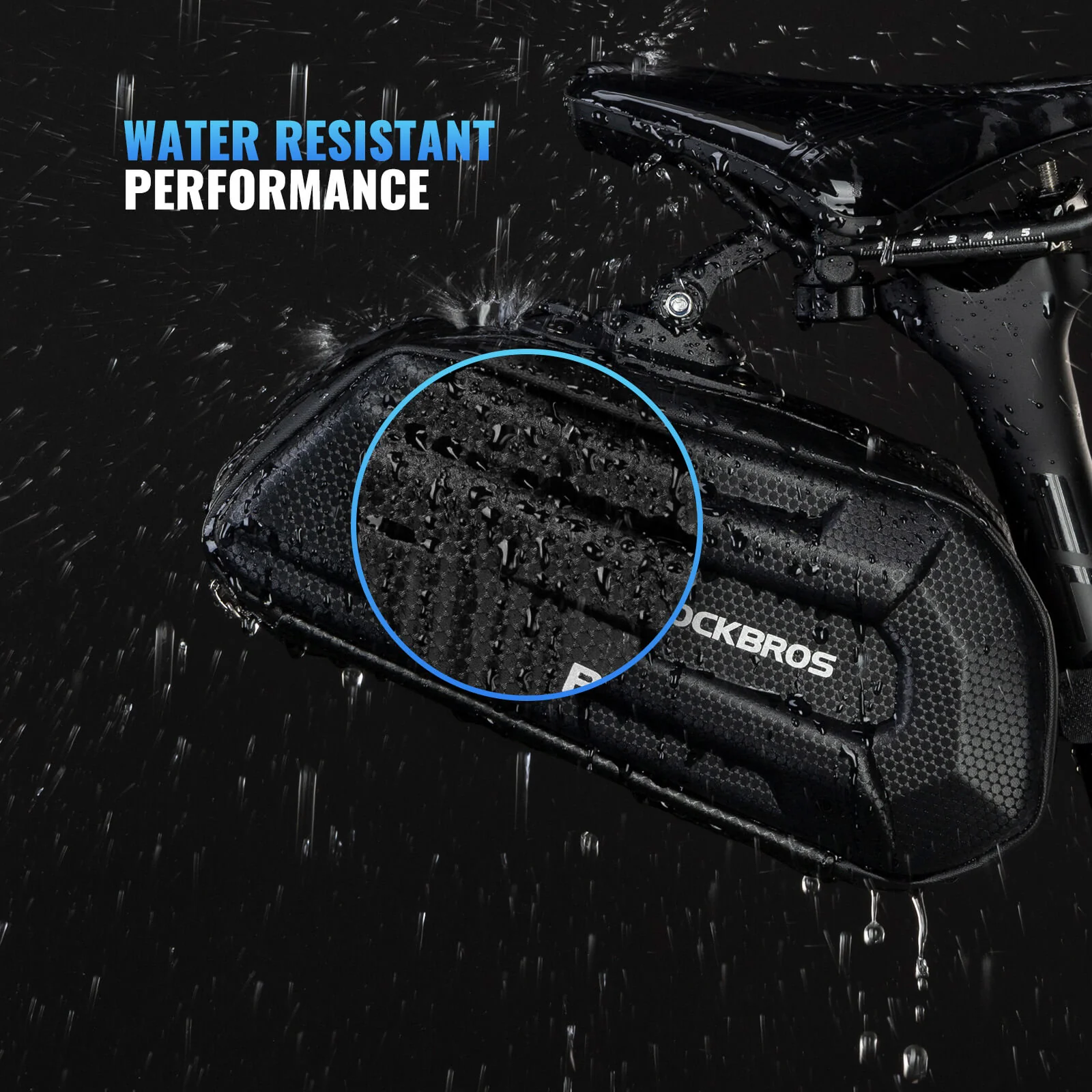 Bike Saddle Bag Hard Shell 1.7L - Image 3