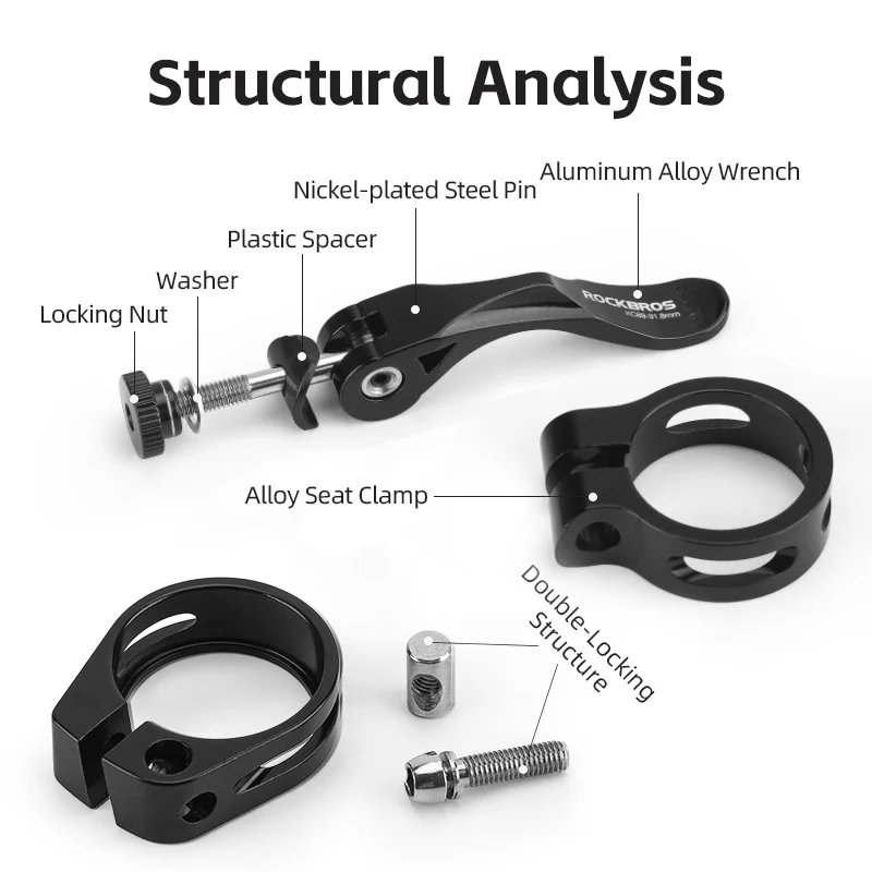 Aluminum Alloy Bike Seat Clamp - Image 10