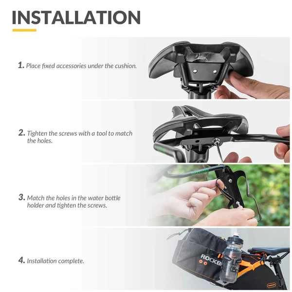 Bike Seatpost Saddle Bag Stabilizer Mount - Image 8