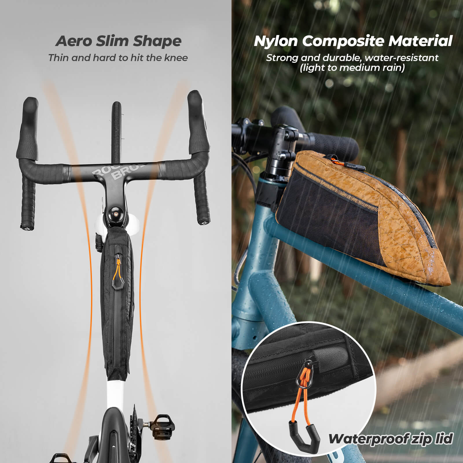 Bikepacking Top Tube Bike Bag - 1L - Image 7