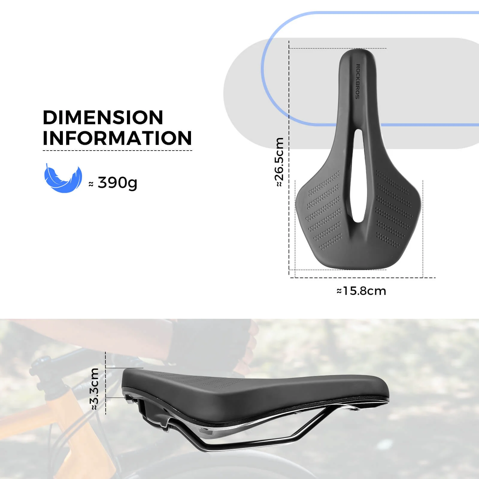 Breathable & Ergonomic Bike Seat - Image 4