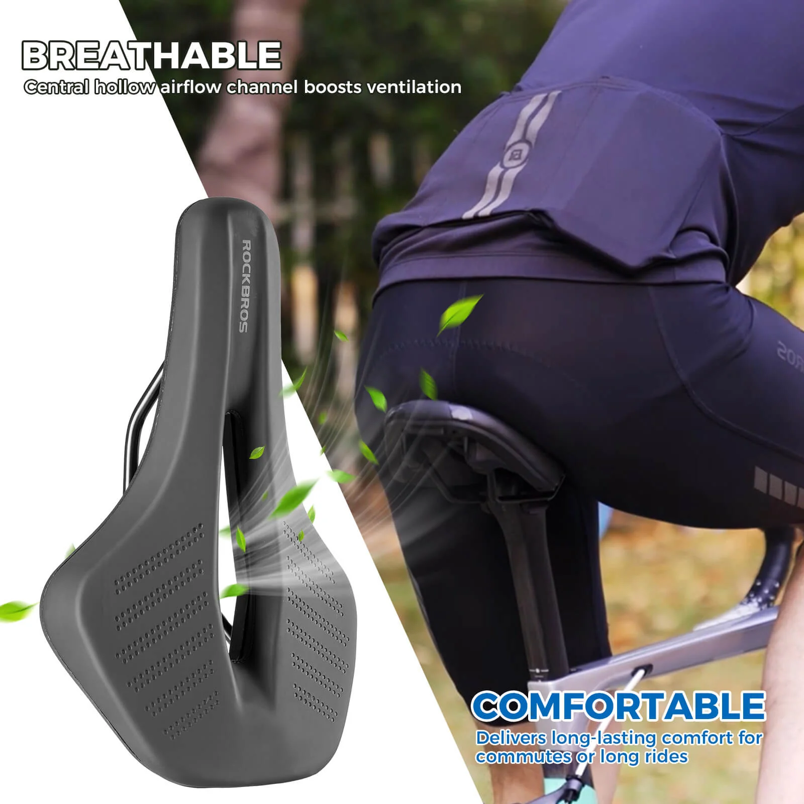 Breathable & Ergonomic Bike Seat - Image 5