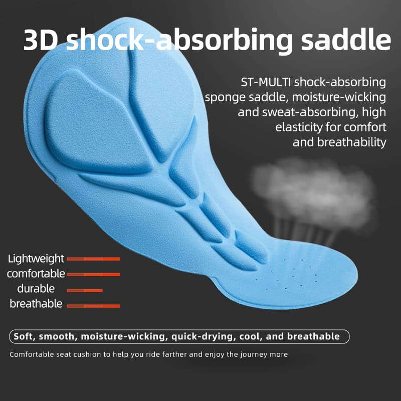 Men's Summer Breathable Cycling Shorts with Pockets - Image 6