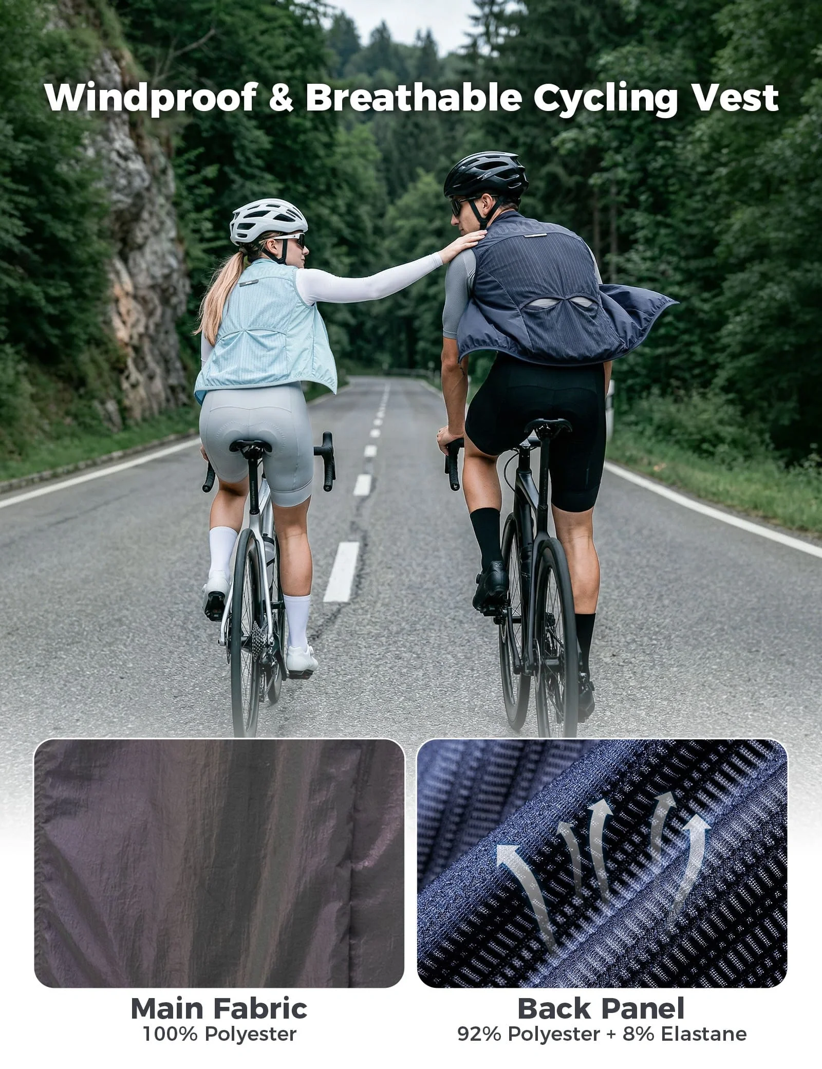 Breathable Windproof Cycling Vest - Image 9